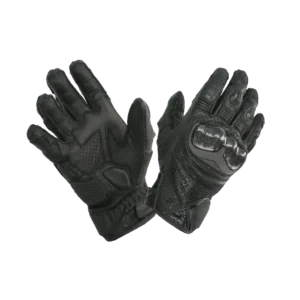 Moto rukavice kožne ADRENALINE HEXAGON PPE crna