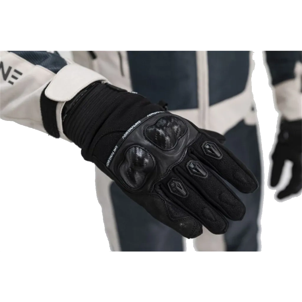 Moto rukavice tekstilne ADRENALINE MESHTEC 2.0 PPE crna