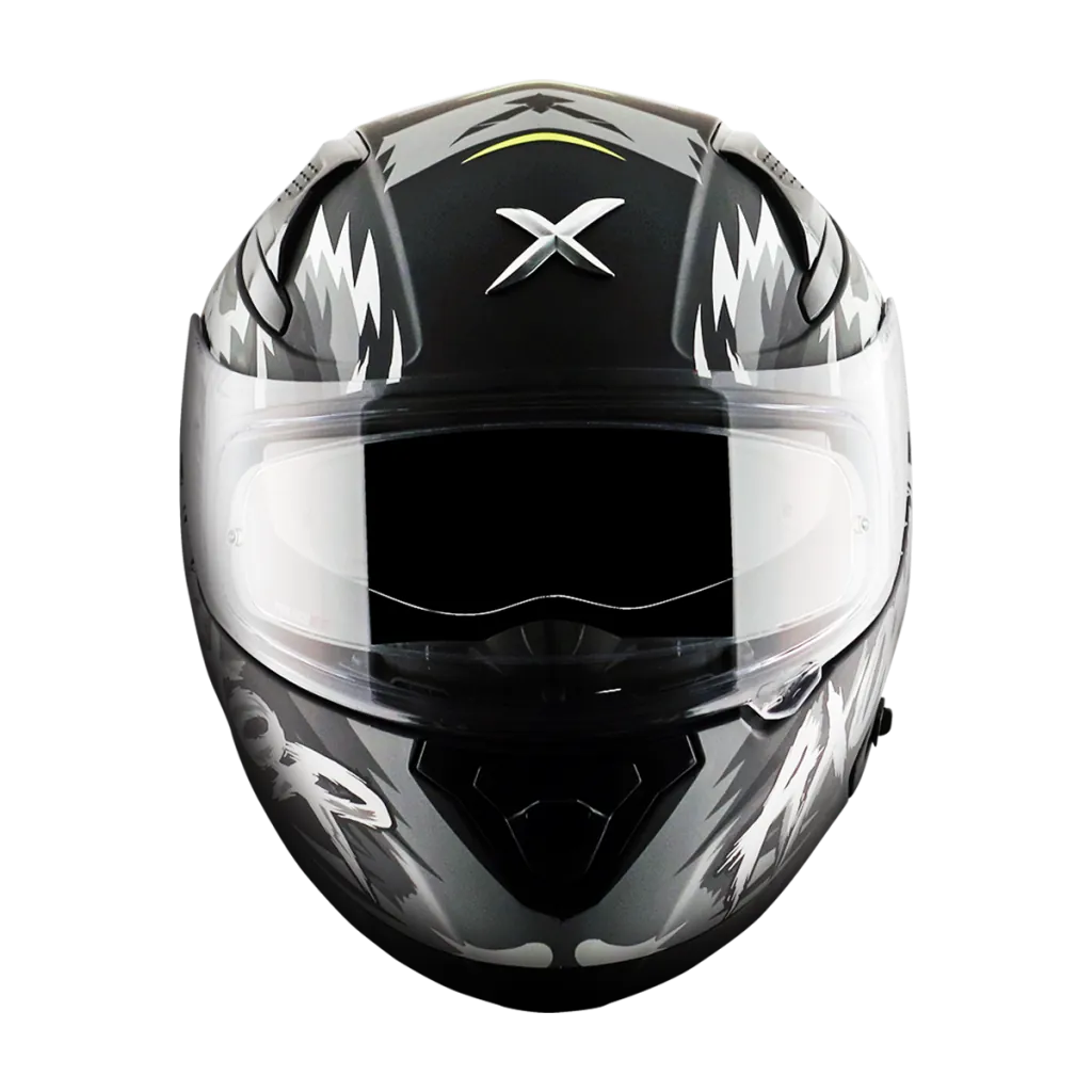 AXOR Apex Falcon kaciga mat crno siva - detalj