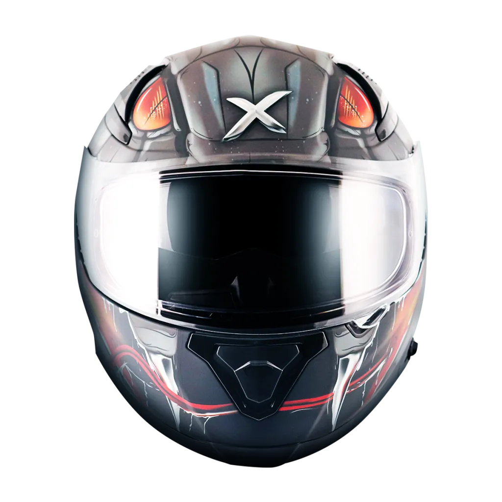 AXOR Apex Venomous kaciga mat crno siva - detalj