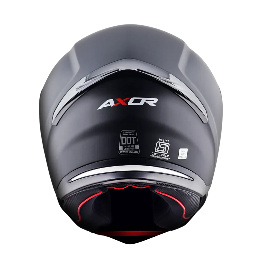 AXOR Hunter kaciga mat crna - bočni pogled