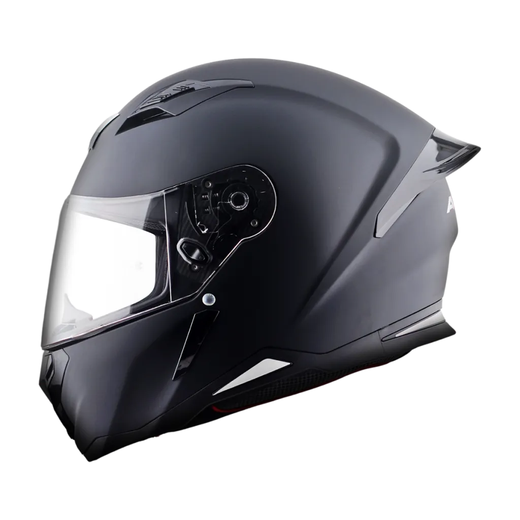 AXOR Hunter kaciga mat crna - stražnja strana