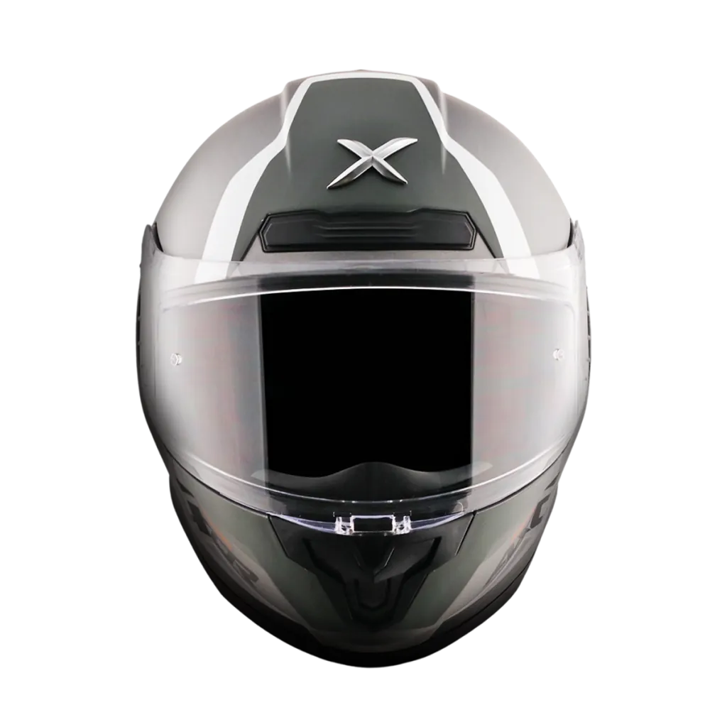 AXOR Saber Spark kaciga mat crno siva - detalj