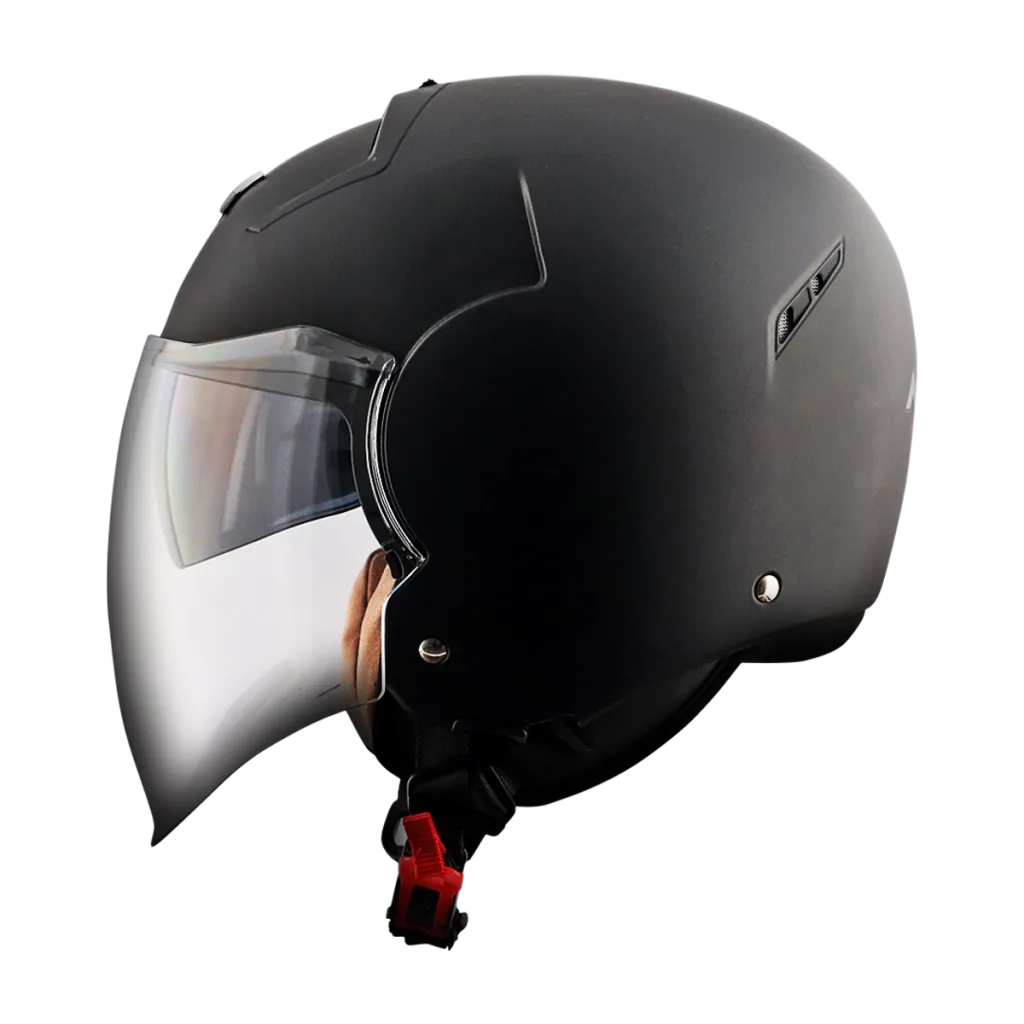 AXOR Striker kaciga mat crna - stražnja strana