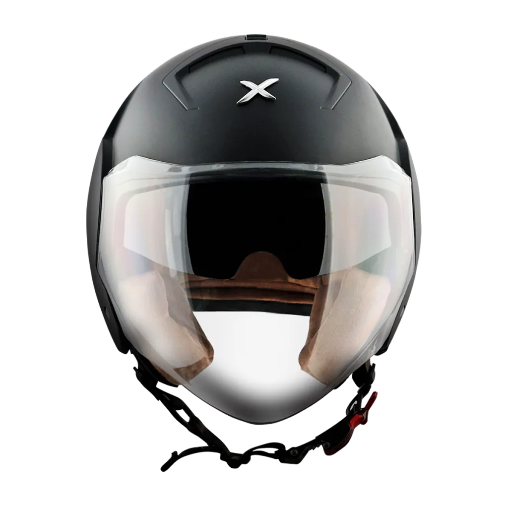 AXOR Striker kaciga mat crna - detalj