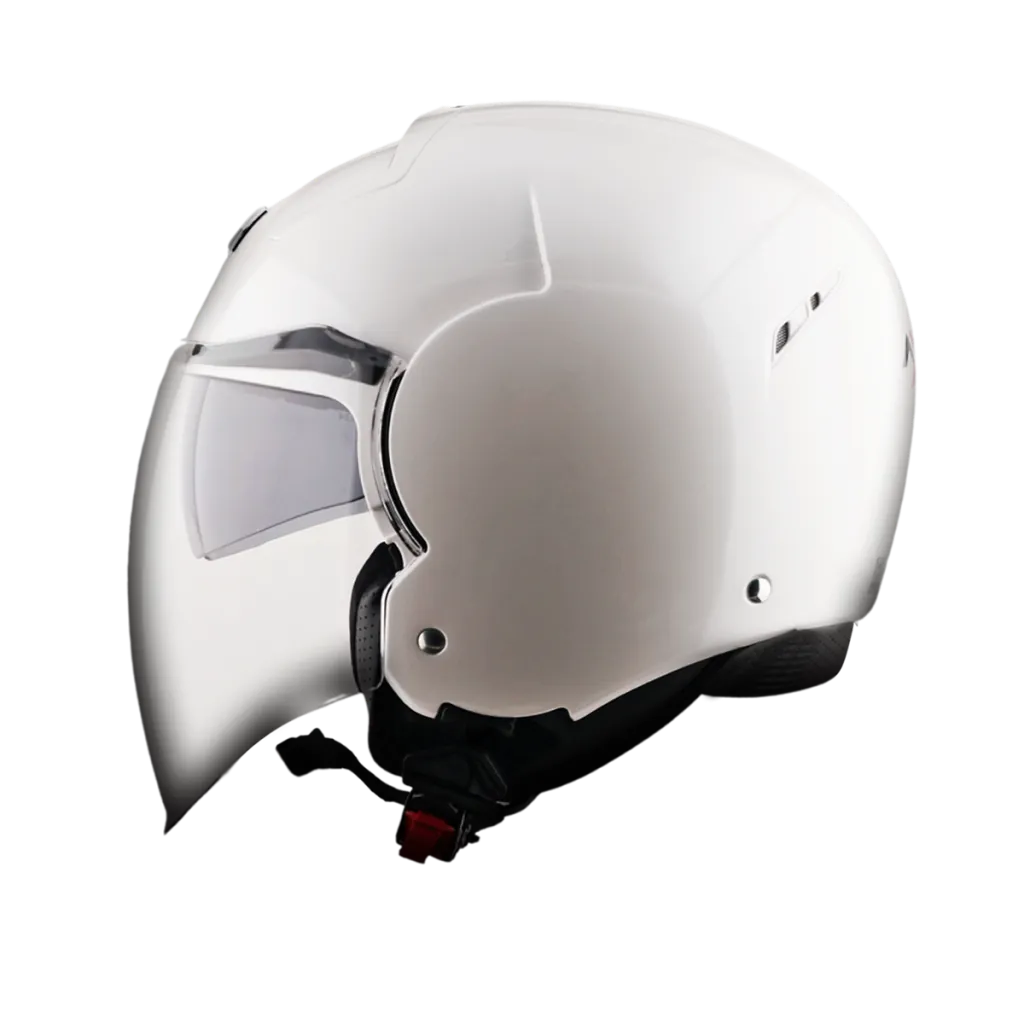 AXOR Striker kaciga sjaj bijela - stražnja strana